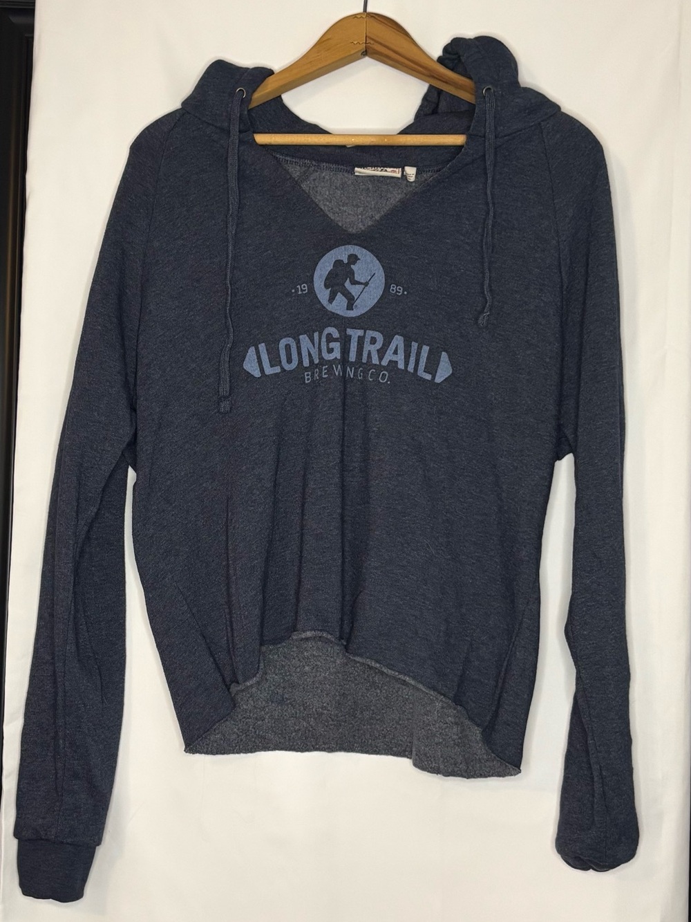 Women's Hooded Pullover in Dark Navy